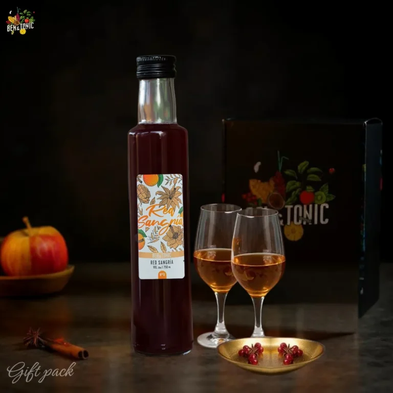 Sangria Sunset - מארז סנגריה זוגי ופירותי ושתי כוסות