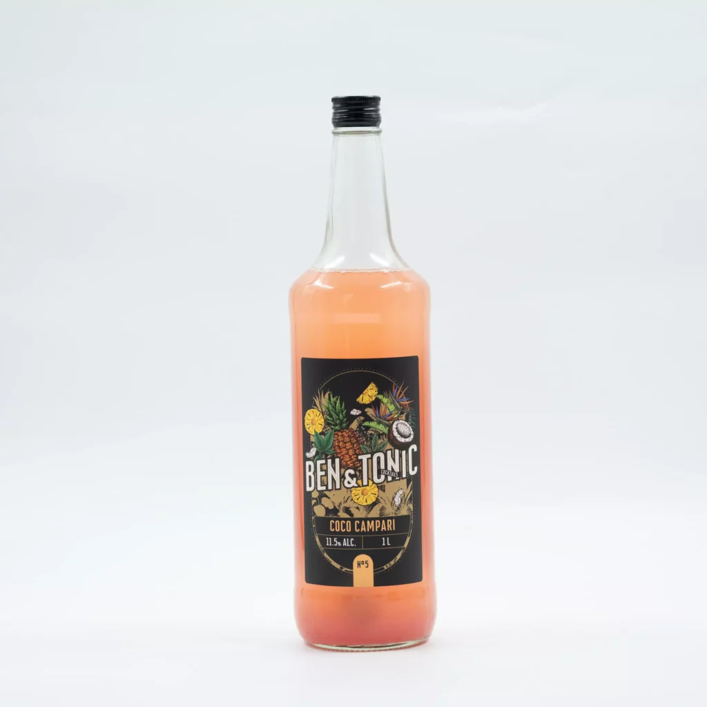 קוקטייל מבוקבק coco campari 1 ליטר