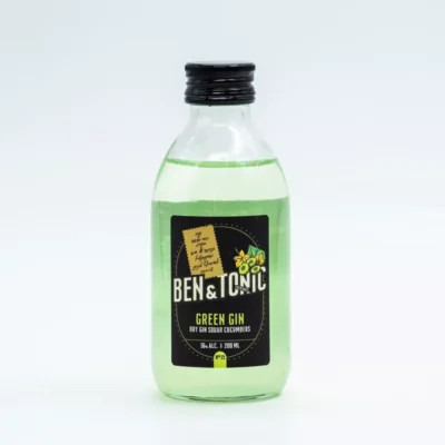 קוקטייל מבוקבק green gin 200 מל