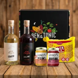 מארז סנגריות עם קרקרים וריבות