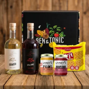 מארז סנגריות עם קרקרים וריבות